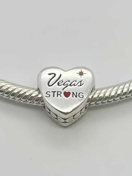 Pandora Las Vegas Strong First Responder Charm Police Fire EMT Nurse Doc - Picture 3 of 3